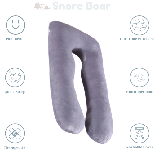 SnoreBoar Body Pillow