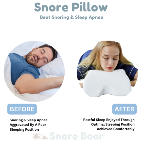 SnoreBoar Snore Pillow